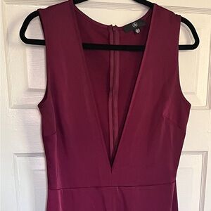 Chic and Fun Burgundy Jumpsuit